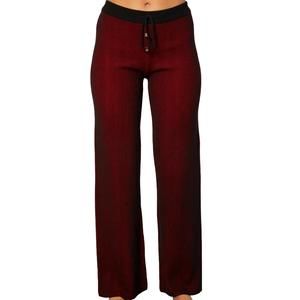 NEW ANGEL APPAREL two toned ribbed pant in rouge